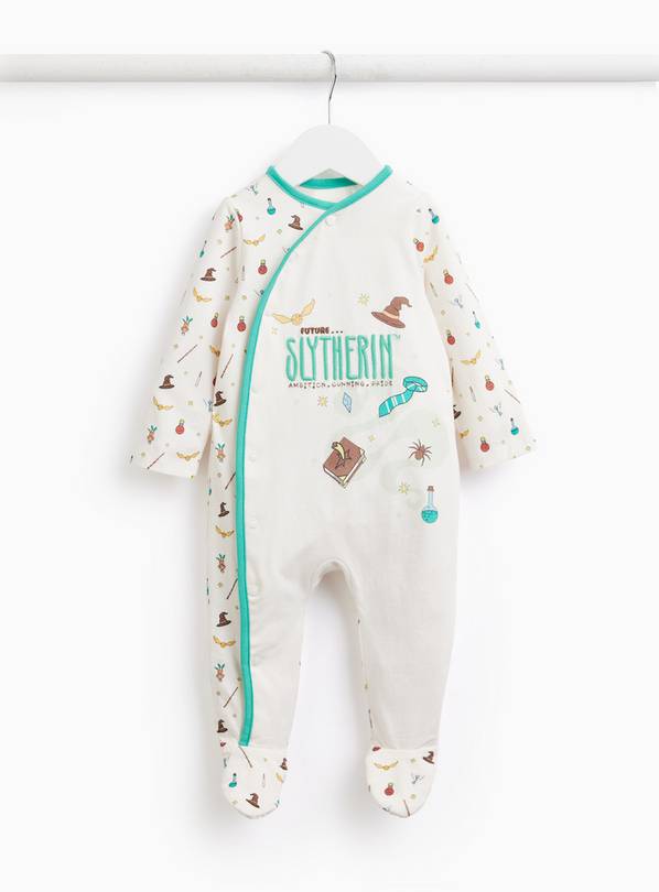 Harry Potter Slytherin Print Sleepsuit 9-12 months